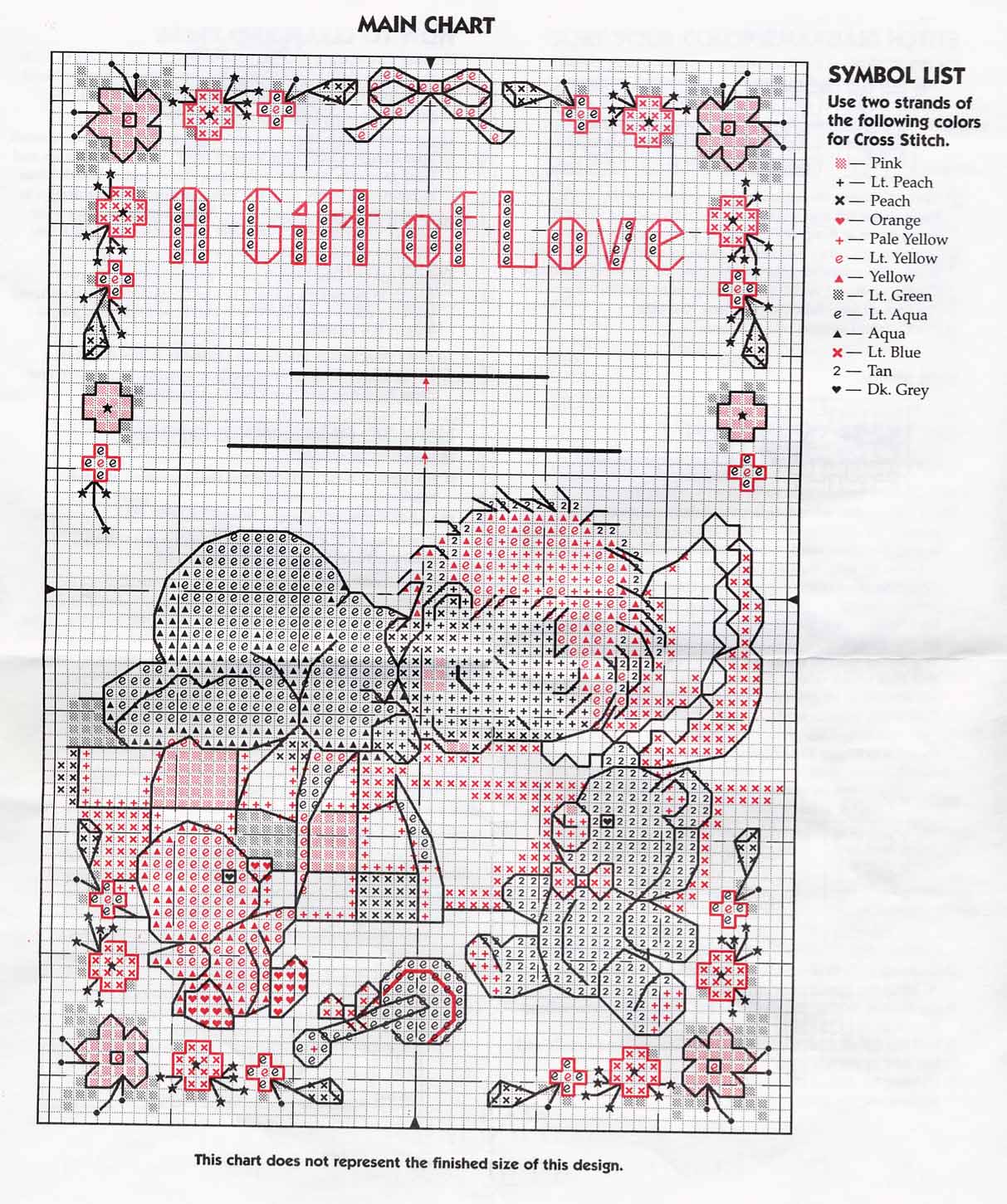 Schema punto croce Dono Di Amore 1b